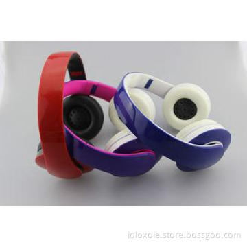 Children Blue Wired Stereo Headphones 1.5m Round Cable for